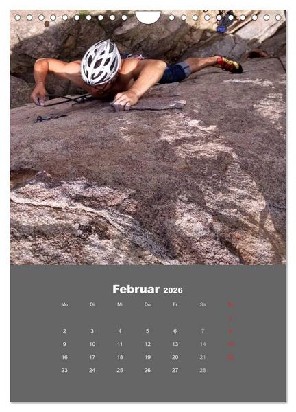 Produktbild: Erlebnis Outdoor Klettern (Wandkalender 2026 DIN A4 hoch), CALVENDO Monatskalender