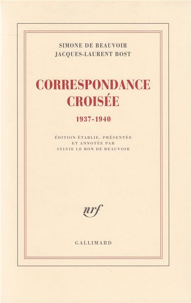 Produktbild: Correspondance crois&eacute;e, 1937-1940