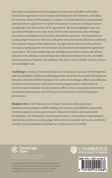 Produktbild: The Making of an International Investment Facilitation Framework