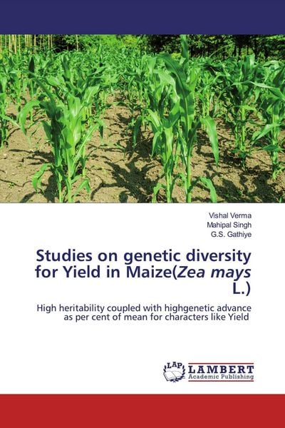 Produktbild: Studies on genetic diversity for Yield in Maize(Zea mays L.)