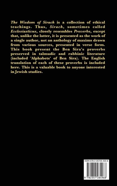 Produktbild: Original Hebrew of a Portion of Ecclesiasticus