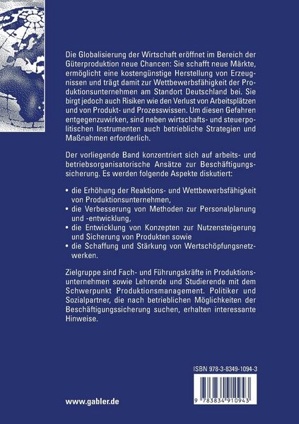 Produktbild: Beitr&auml;ge der Arbeits- und Betriebsorganisation zur Besch&auml;ftigungssicherung