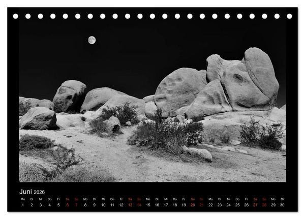 Produktbild: Soultouch - Schwarzwei&szlig; Landschaften, die die Seele ber&uuml;hren (Tischkalender 2026 DIN A5 quer), CALVENDO Monatskalender