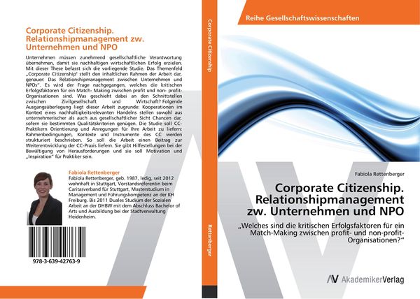 Produktbild: Corporate Citizenship. Relationshipmanagement zw. Unternehmen und NPO