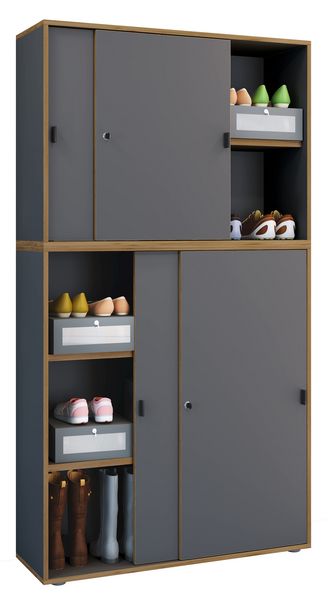Produktbild: B&uuml;roschrank Aktenschrank Schiebet&uuml;ren Salia 5fach