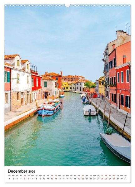Produktbild: Italy, Venice - Immortal City on Water (Wall Calendar 2026 DIN A2 portrait), CALVENDO 12 Month Wall Calendar