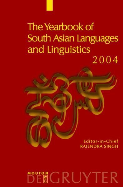 Produktbild: The Yearbook of South Asian Languages and Linguistics / 2004
