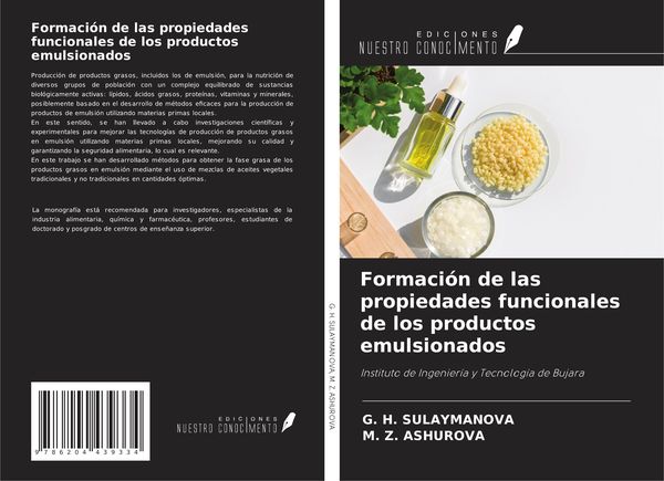 Produktbild: Formaci&oacute;n de las propiedades funcionales de los productos emulsionados