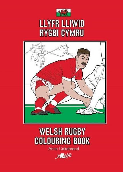 Produktbild: Llyfr Lliwio Rygbi Cymru Welsh Rugby Colouring Book