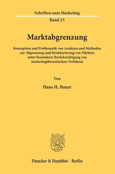 Marktabgrenzung.