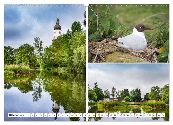 Produktbild: Chiemgau-Highlights (hochwertiger Premium Wandkalender 2026 DIN A2 quer), Kunstdruck in Hochglanz