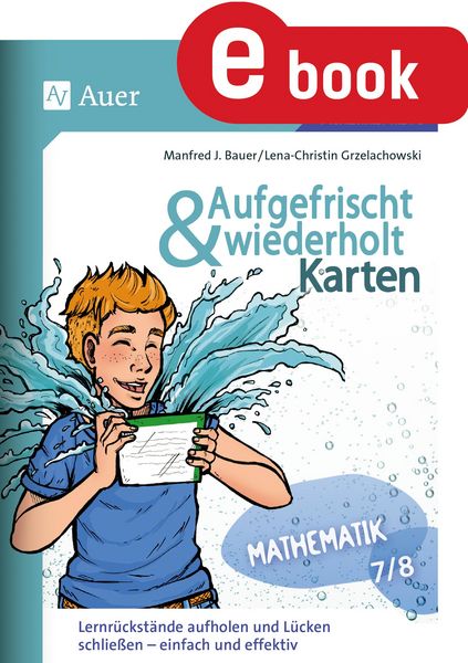 Produktbild: Aufgefrischt-und-wiederholt-Karten Mathematik 7-8