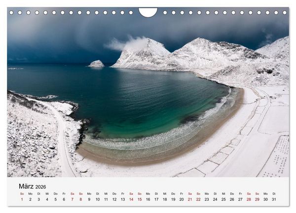 Produktbild: Farben der Lofoten - Jahreszeiten jenseits des Polarkreises (Wandkalender 2026 DIN A4 quer), CALVENDO Monatskalender
