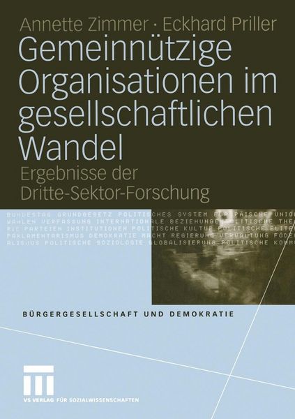 Produktbild: Gemeinn&uuml;tzige Organisationen imgesellschaftlichen Wandel