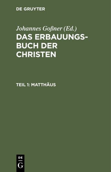 Produktbild: Matth&auml;us