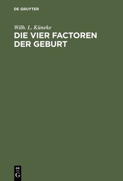 Produktbild: Die vier Factoren der Geburt