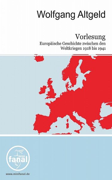Produktbild: Vorlesung Europ&auml;ische Geschichte zwischen den Weltkriegen