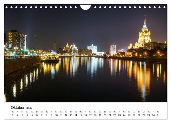 Produktbild: Moskau City (Wandkalender 2026 DIN A4 quer), CALVENDO Monatskalender