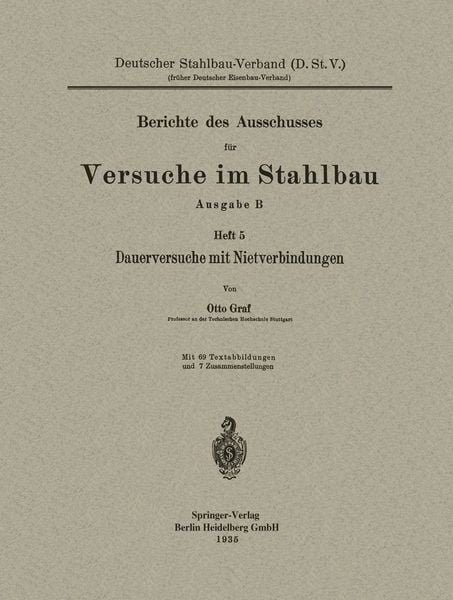Produktbild: Dauerversuche mit Nietverbindungen