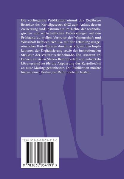 Produktbild: 25 Jahre Kartellgesetz &ndash; ein kritischer Ausblick