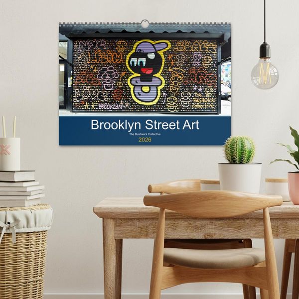 Produktbild: Brooklyn Street Art (Wandkalender 2026 DIN A3 quer), CALVENDO Monatskalender