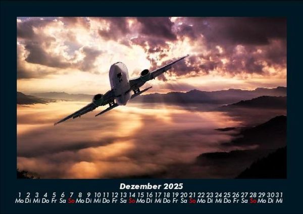 Produktbild: Flugzeuge 2025 Fotokalender DIN A5