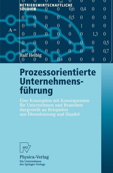 Produktbild: Prozessorientierte Unternehmensf&uuml;hrung