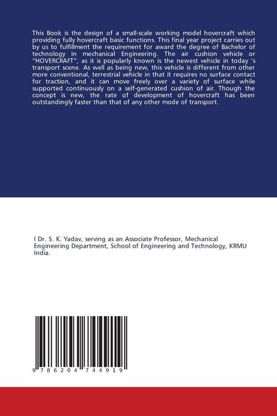 Produktbild: Design and Development of Hovercraft