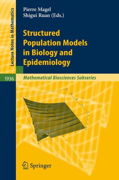 Produktbild: Structured Population Models in Biology and Epidemiology
