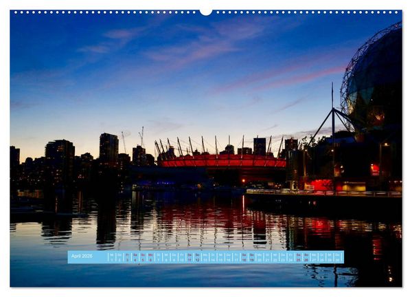 Produktbild: Vancouver - Tr&auml;umen zwischen Wolken und Meer (hochwertiger Premium Wandkalender 2026 DIN A2 quer), Kunstdruck in Hochglanz