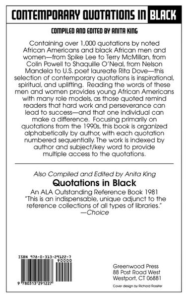 Produktbild: Contemporary Quotations in Black
