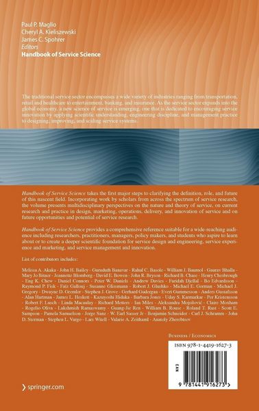 Produktbild: Handbook of Service Science