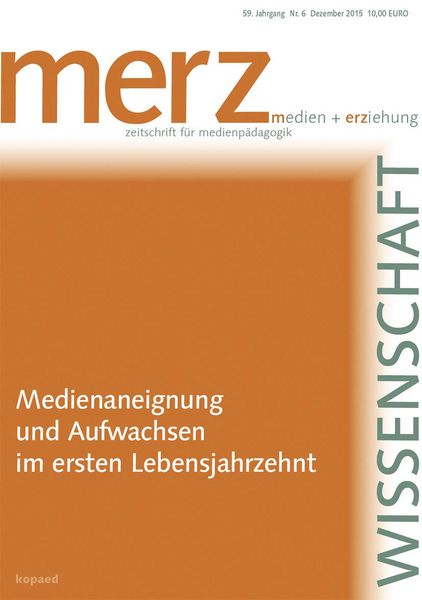Produktbild: Medienaneignung und Aufwachsen im ersten Lebensjahrzehnt