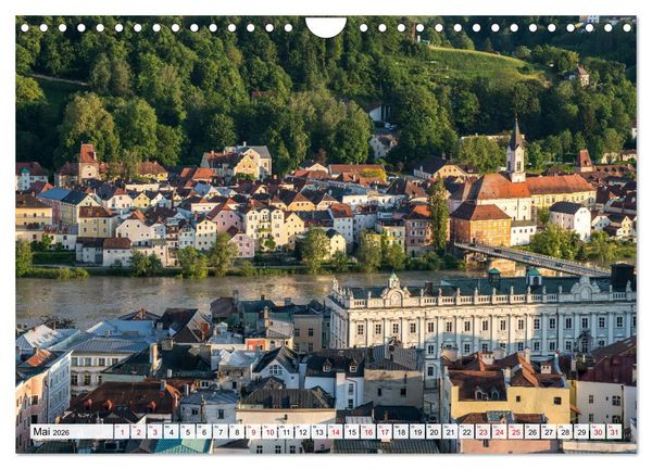 Produktbild: Drei Fl&uuml;sse Stadt Passau (Wandkalender 2026 DIN A4 quer), CALVENDO Monatskalender