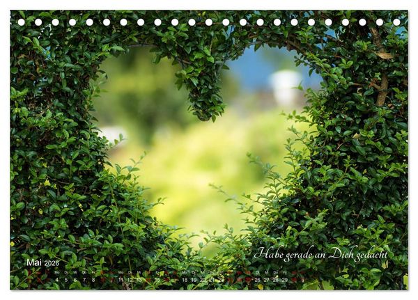 Produktbild: Emotionale Herzensdinge (Tischkalender 2026 DIN A5 quer), CALVENDO Monatskalender