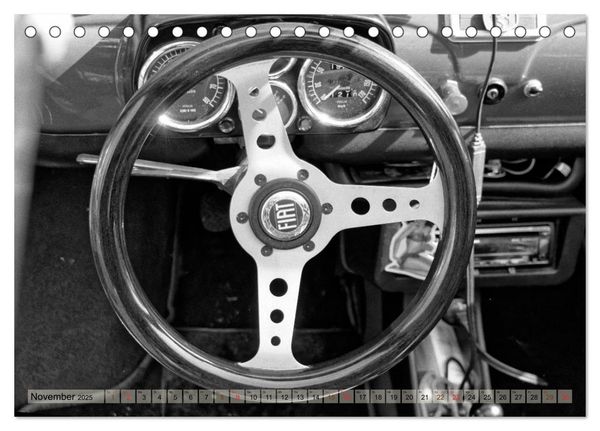 Produktbild: il Cinquecento - Details im Fokus - im Look eines legend&auml;ren Analogfilms (Tischkalender 2025 DIN A5 quer), CALVENDO Monatskalender