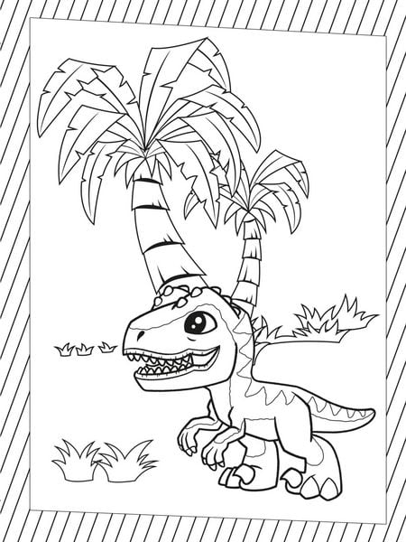 Produktbild: Jurassic World Explorers: Mein buntes Malbuch