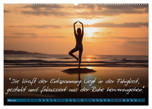 Produktbild: Motivation in Bewegung - Ein Jahr voller sportlicher Energie (hochwertiger Premium Wandkalender 2026 DIN A2 quer), Kunstdruck in Hochglanz