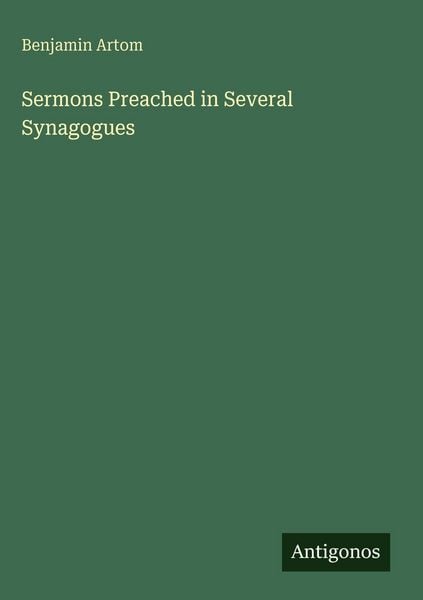 Produktbild: Sermons Preached in Several Synagogues