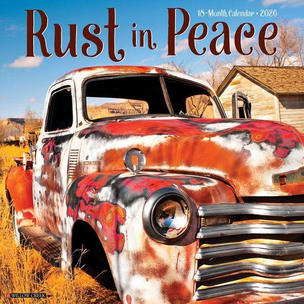 Produktbild: Rust in Peace 2026 12 X 12 Wall Calendar