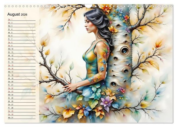 Produktbild: Waldgeborene Eleganz (Wandkalender 2026 DIN A3 quer), CALVENDO Monatskalender