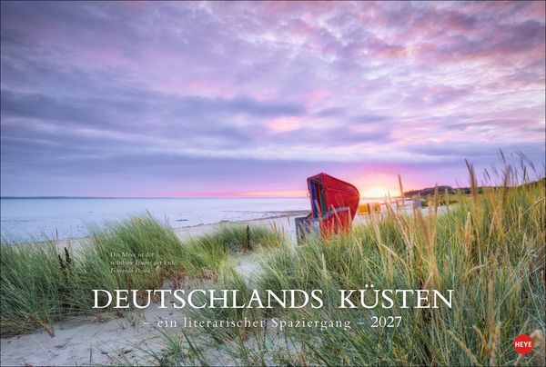 Produktbild: Deutschlands K&uuml;sten - Ein literarischer Spaziergang Kalender 2027 - Ein literarischer Spaziergang