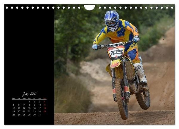 Produktbild: Motocross - MX UK-Version (Wall Calendar 2027 DIN A4 landscape), CALVENDO 12 Month Wall Calendar