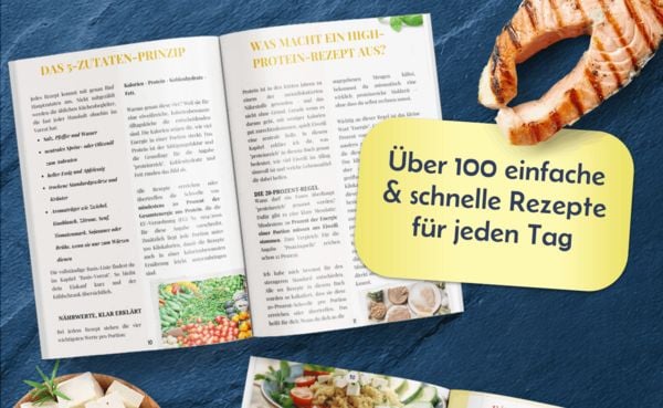 Produktbild: High-Protein-Kochbuch zum Abnehmen mit nur 5 Zutaten