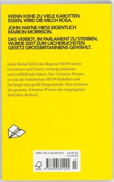 Produktbild: Unn&uuml;tzes Wissen