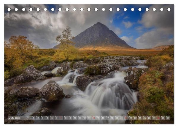 Produktbild: Herbstliches Schottland (Tischkalender 2026 DIN A5 quer), CALVENDO Monatskalender