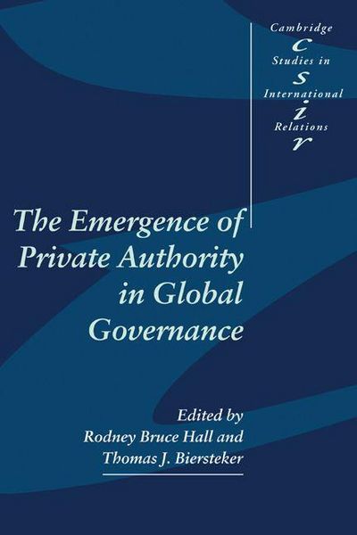 Produktbild: The Emergence of Private Authority in Global Governance