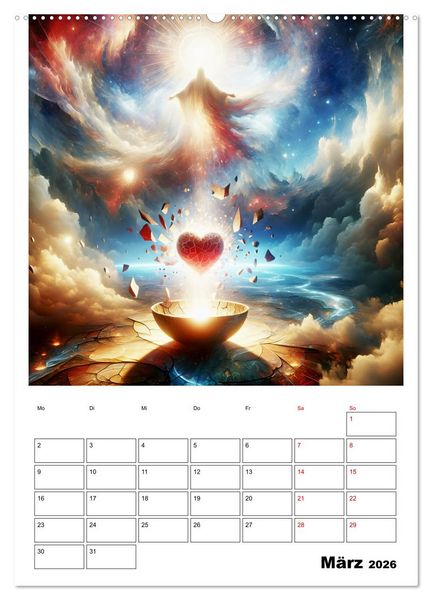 Produktbild: Erneuerung im Licht (Wandkalender 2026 DIN A2 hoch), CALVENDO Monatskalender