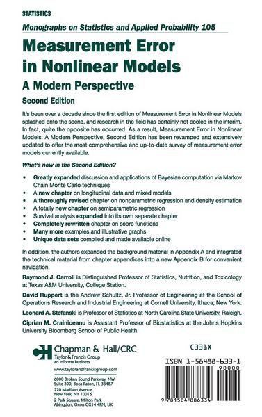 Produktbild: Measurement Error in Nonlinear Models