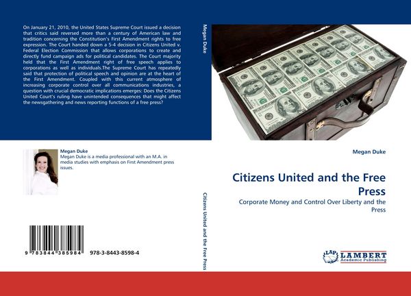 Produktbild: Citizens United and the Free Press